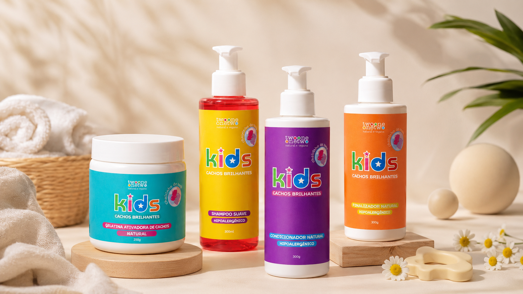 Linha Kids Cachos - Twoone Onetwo