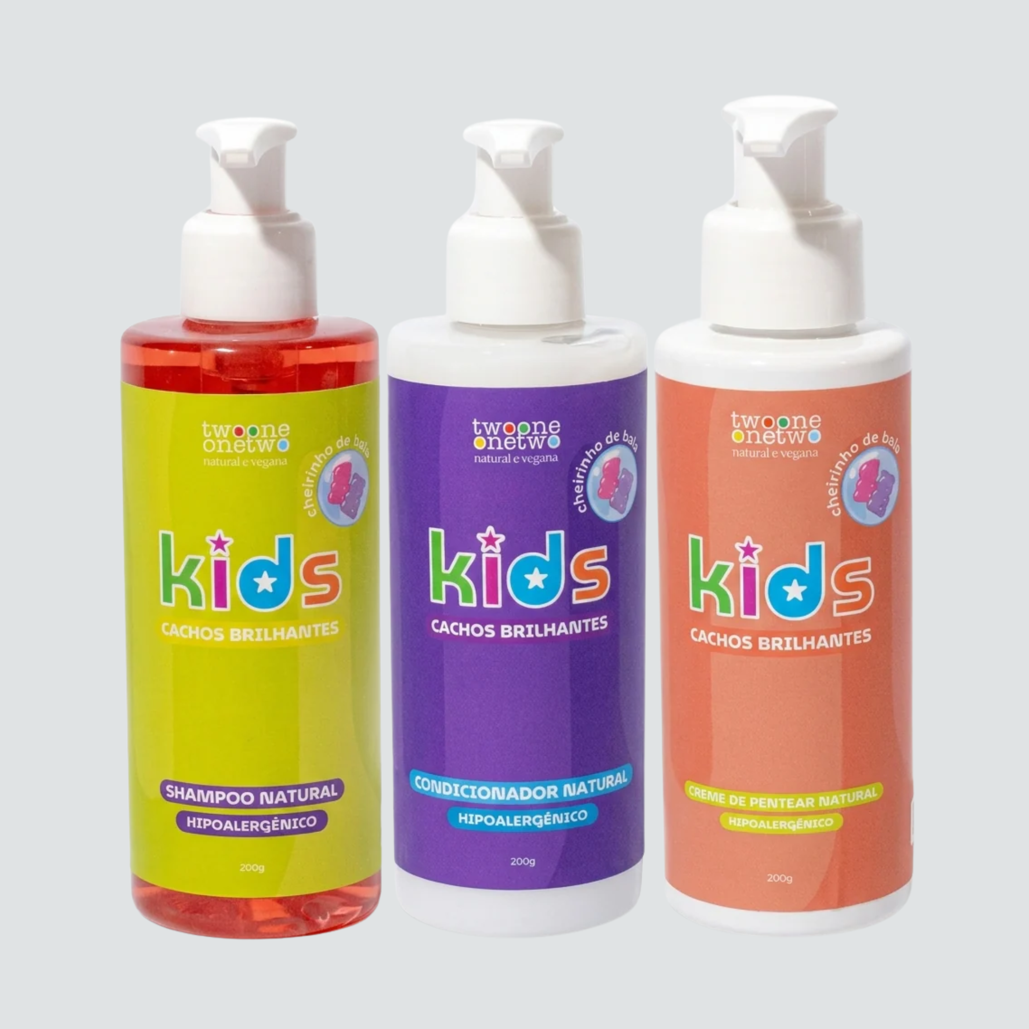 Kit Kids Cachos Brilhantes