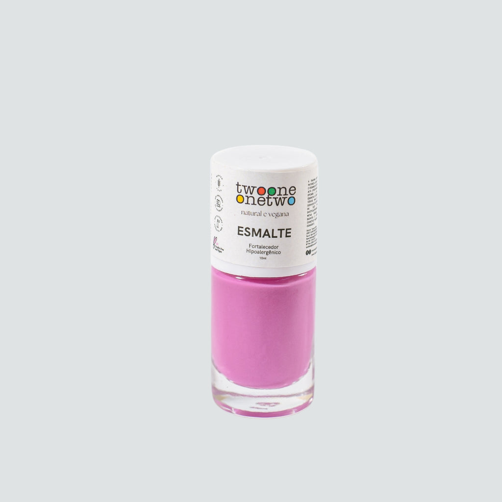 Esmalte Hipoalergênico Cor Fuchsia Pink 10ml - Twoone Onetwo