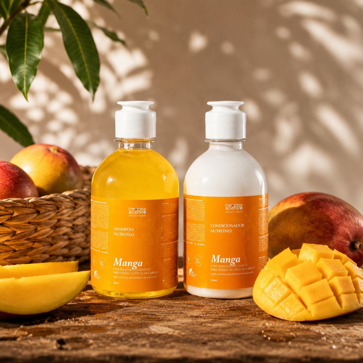 Kit Shampoo e Condicionador Vegan Beauty Manga | Twoone Onetwo