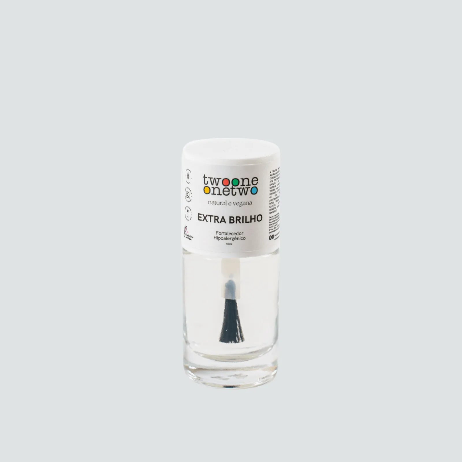 Extra Brilho/Top Coat Twoone Onetwo Natural Vegana - Twoone Onetwo