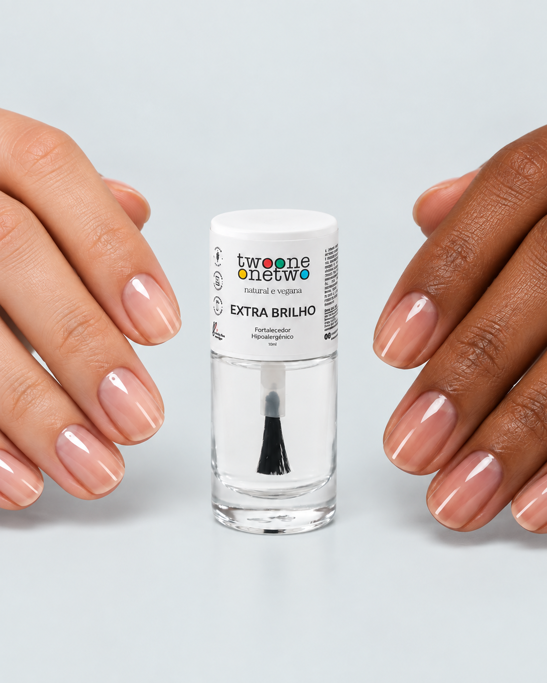 Extra Brilho/Top Coat Twoone Onetwo Natural Vegana