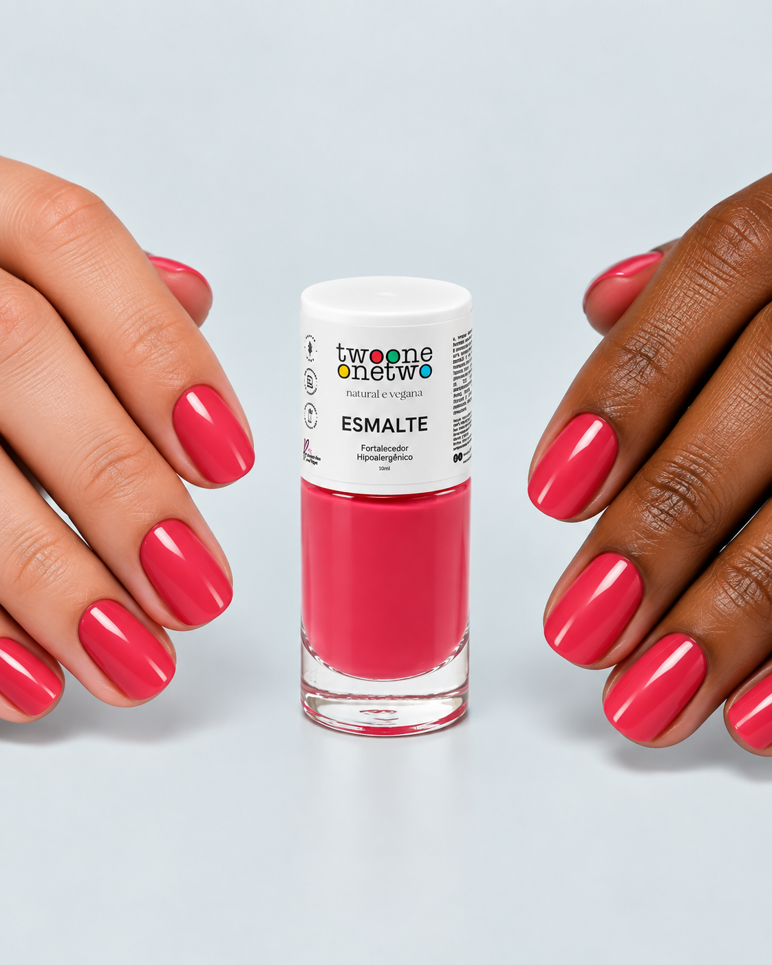 Esmalte Hipoalergênico Twoone Onetwo Natural Vegana Cor Apple Garden