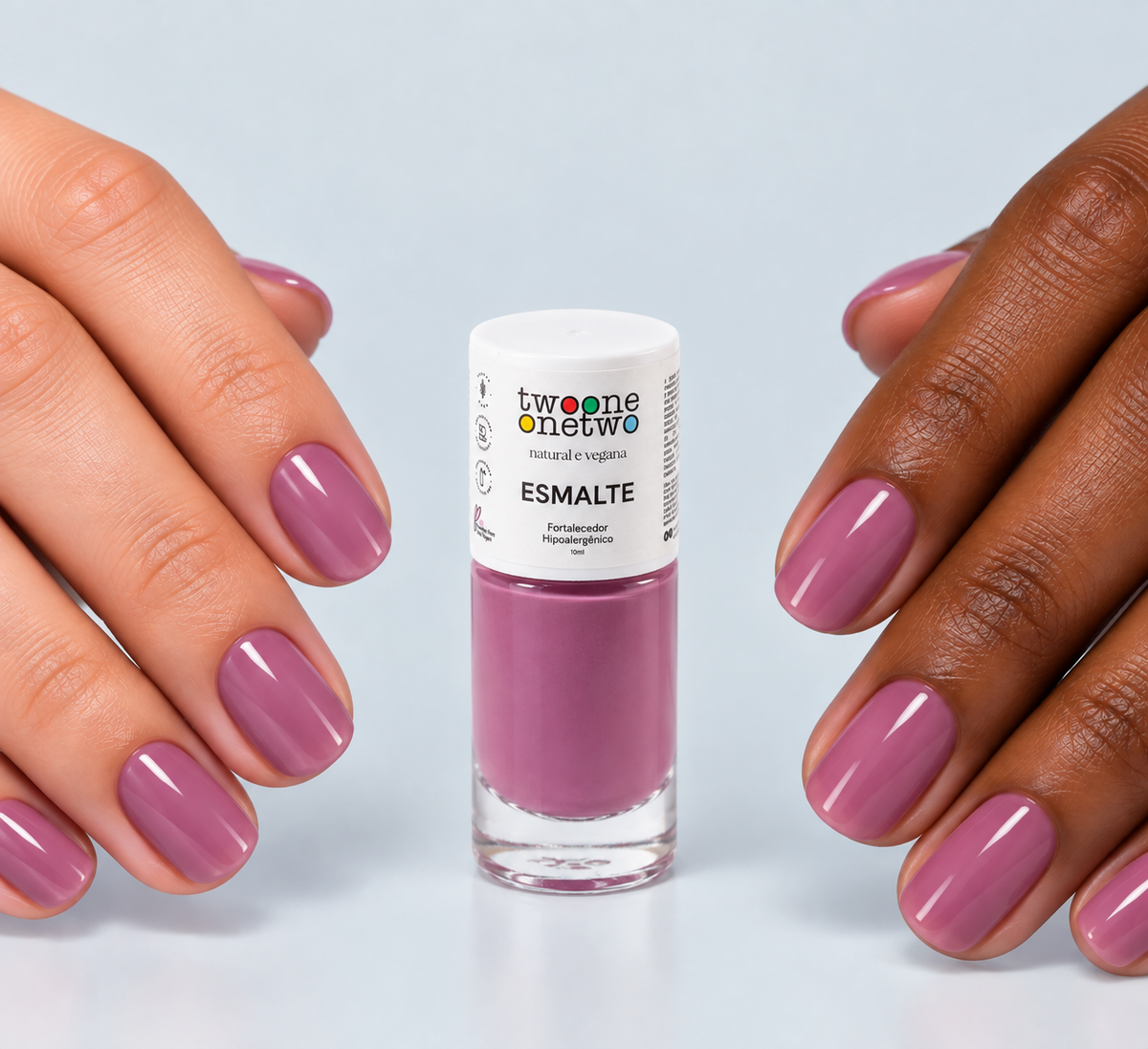 Esmalte Twoone Onetwo Natural Vegana Cor Purple