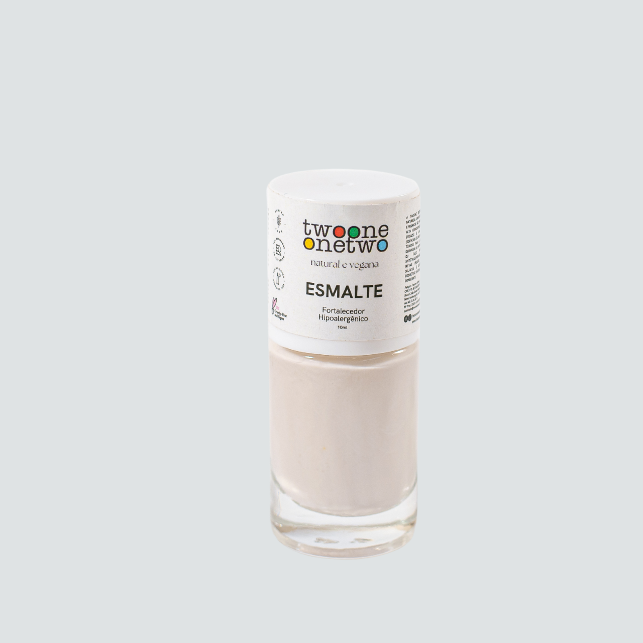 Esmalte Hipoalergênico Cor Sand 10ml - Twoone Onetwo