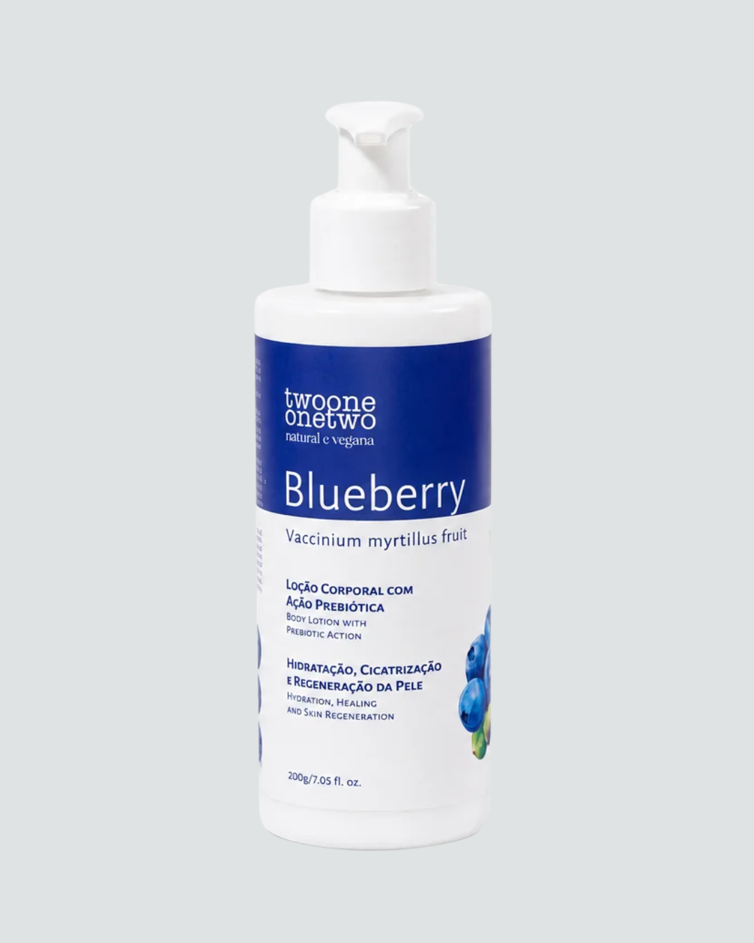 Loção Hidratante Corporal Natural Blueberry 200g