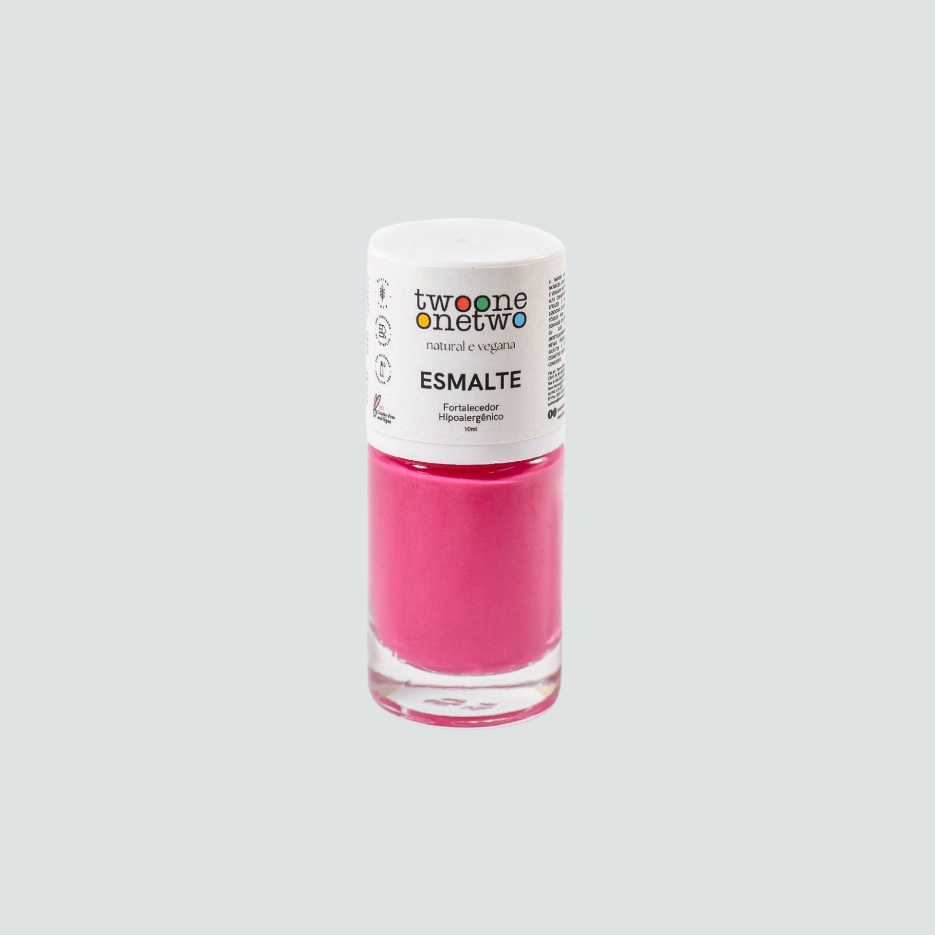 Esmalte Hipoalergênico Cor Barbiecore 10ml - Twoone Onetwo