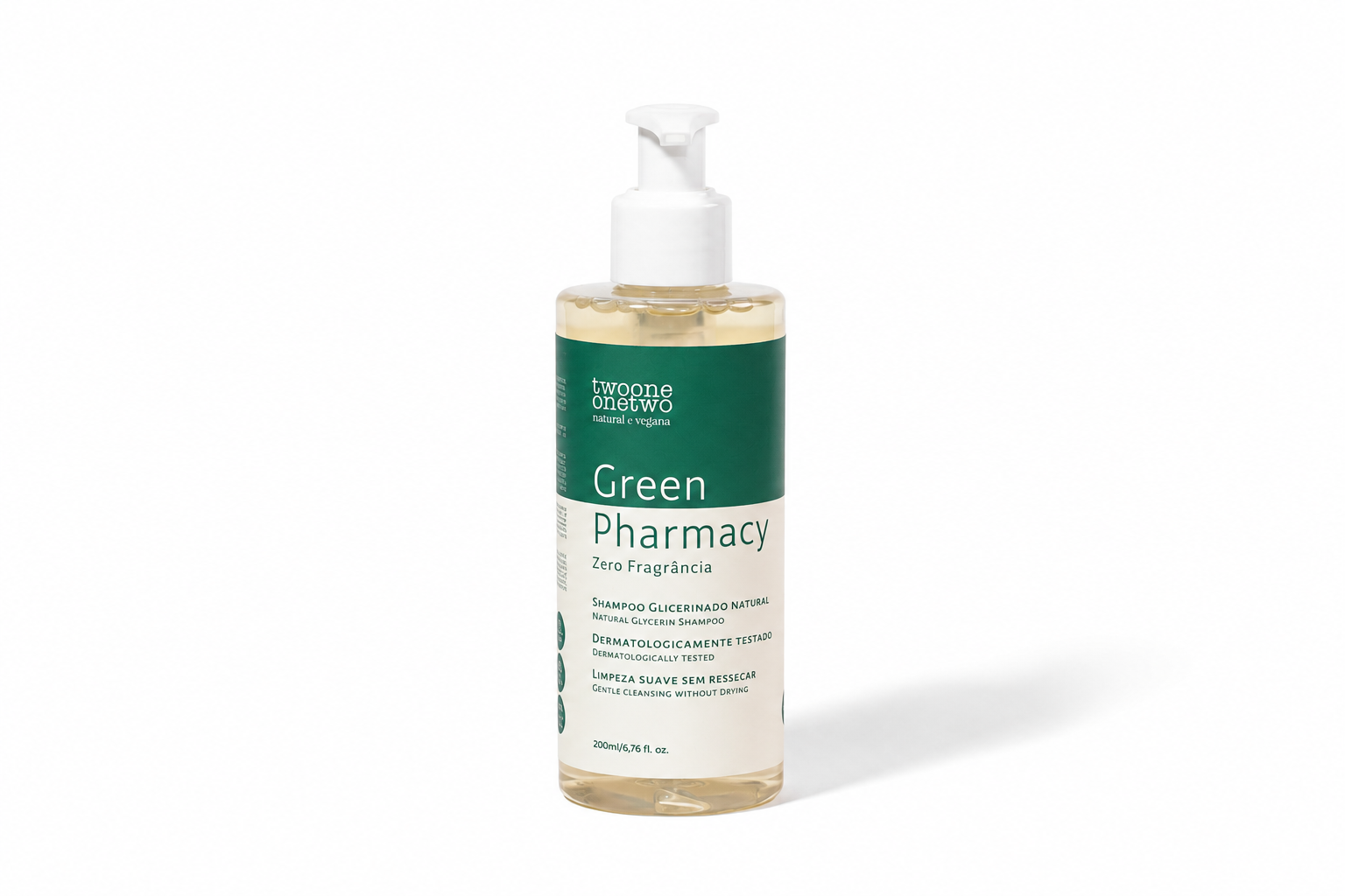 SHAMPOO NATURAL GREEN PHARMACY ZERO FRAGRANCIA
