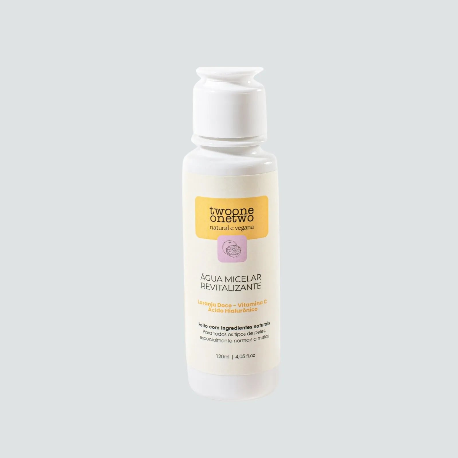 Água Micelar Vitamina C e Ácido Hialurônico 120ml
