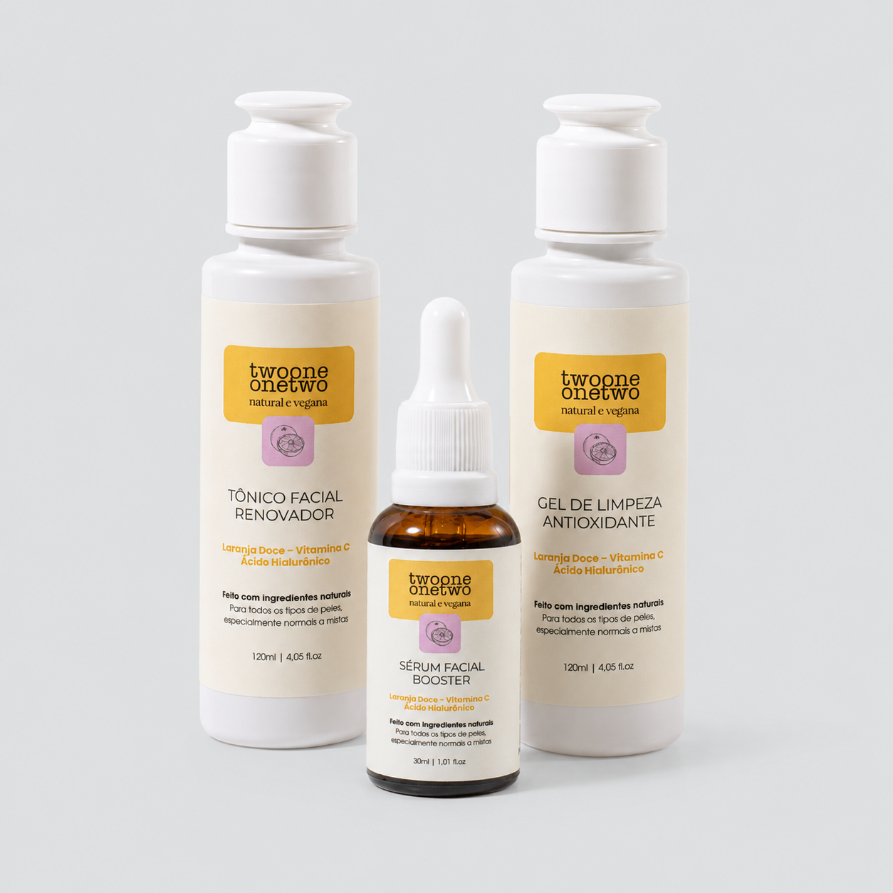 Kit Skincare Vitamina C & Ácido Hialurônico